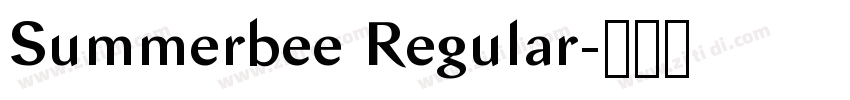 Summerbee Regular字体转换